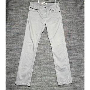 Vintage Levi's 511 Slim Fit Boyfriend Chino Trousers Gray W29 L29